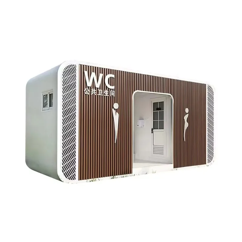 Outdoor Mobile Prefab Modular Toilet Restroom Portable Bathroom Camping Toilet Pod Cabin Kit Houses