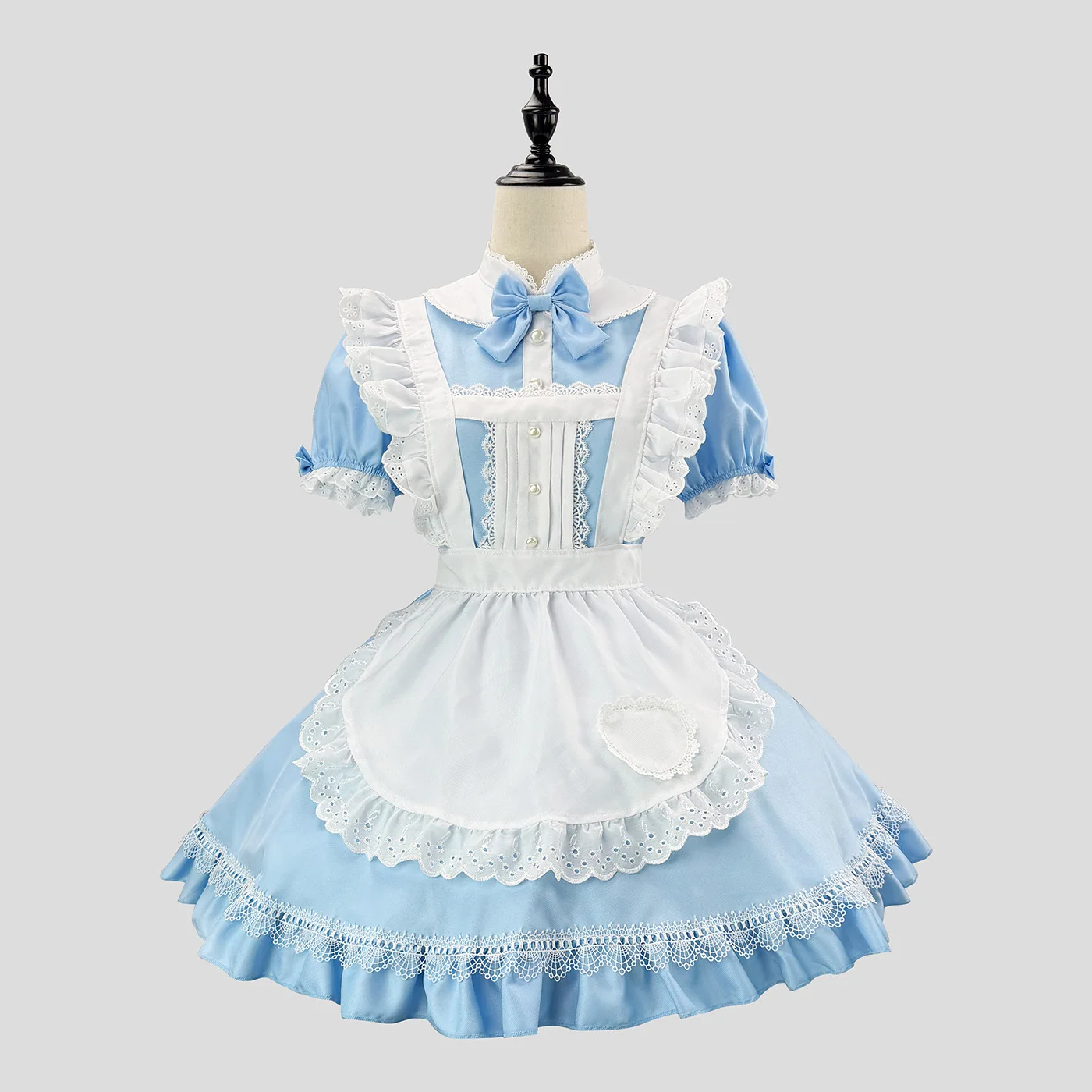 Women Lovely Cute Lolita Maid Costumes Maid Cosplay Costume Animation Show Japanese Anime Outfit Plus Size Dress Clothes view 2