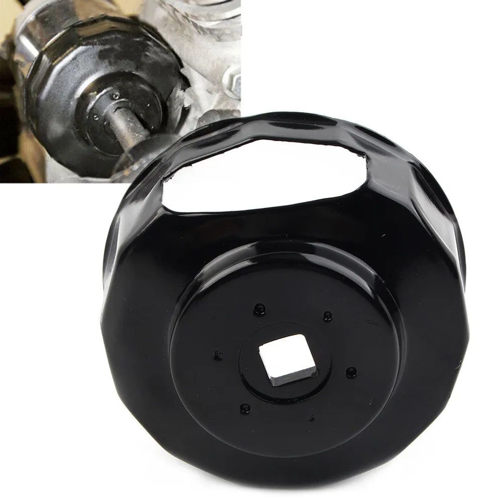 Motocykl Llave Filtro Aceite Para End Cap Style Klucz do filtra oleju 76 mm Czarna stal do Sportster 883 Touring Dyna