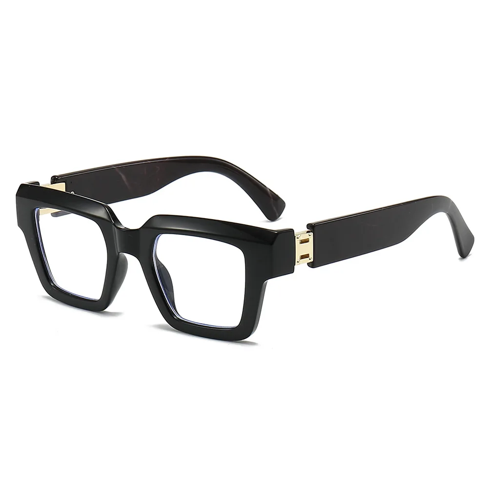 

New European and American Fashionable Square Frame Anti-Blue Light Glasses for Men and Women, Versatile