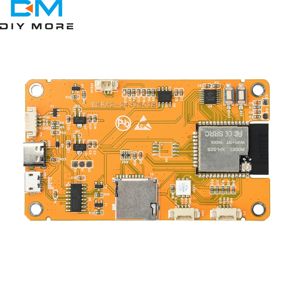 ESP32-DROOM placa de desenvolvimento de display oled de 2.8 polegadas ESP32-2432S028 placa de desenvolvimento adequada para cálculo de taxa hash tipo c