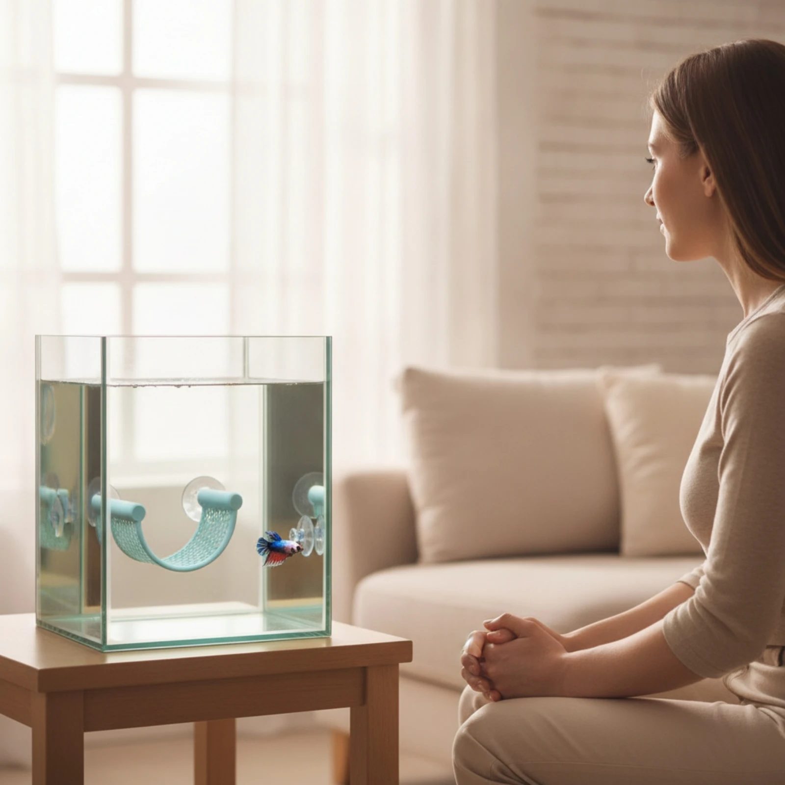 Betta Aquatic Resting Perch Sp - Planted Aquarium Betta ulasan dan harga