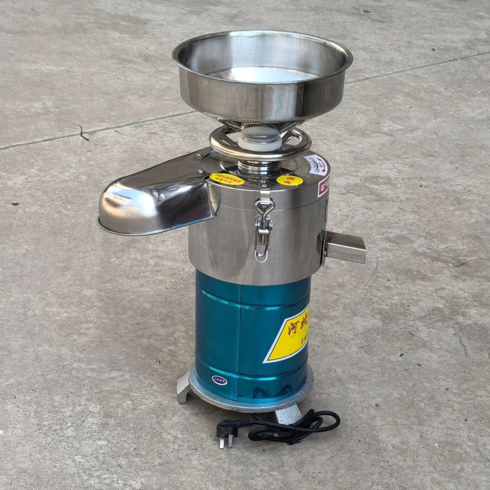 New Stainless Steel Automatic Pulp Residue Separation Grinding Machine, Rice Milk, Tofu, Whole Grains Milling Pure Copper Motor