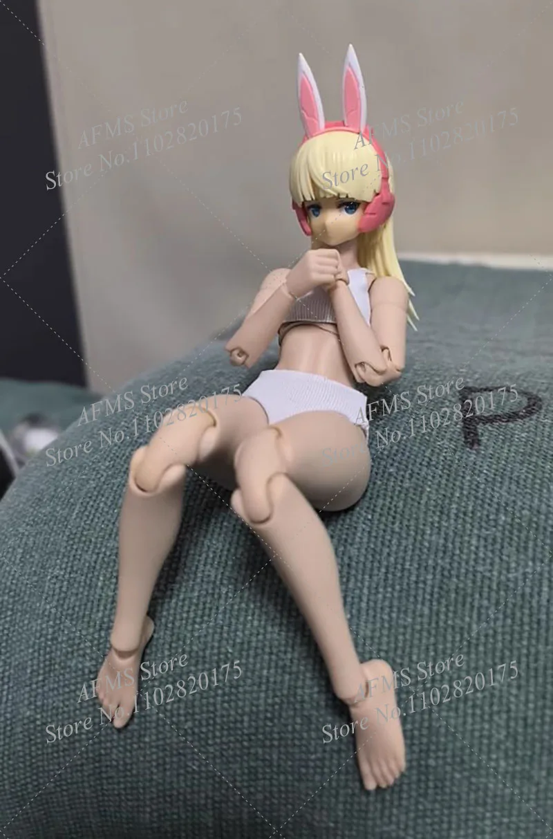 TUNSHI TS-FB-001/002 1/12 مقياس تحصيل الشكل سوبر مرنة المشتركة الجسم 13.5 سنتيمتر القتال فتاة عمل الشكل الجندي نموذج #6