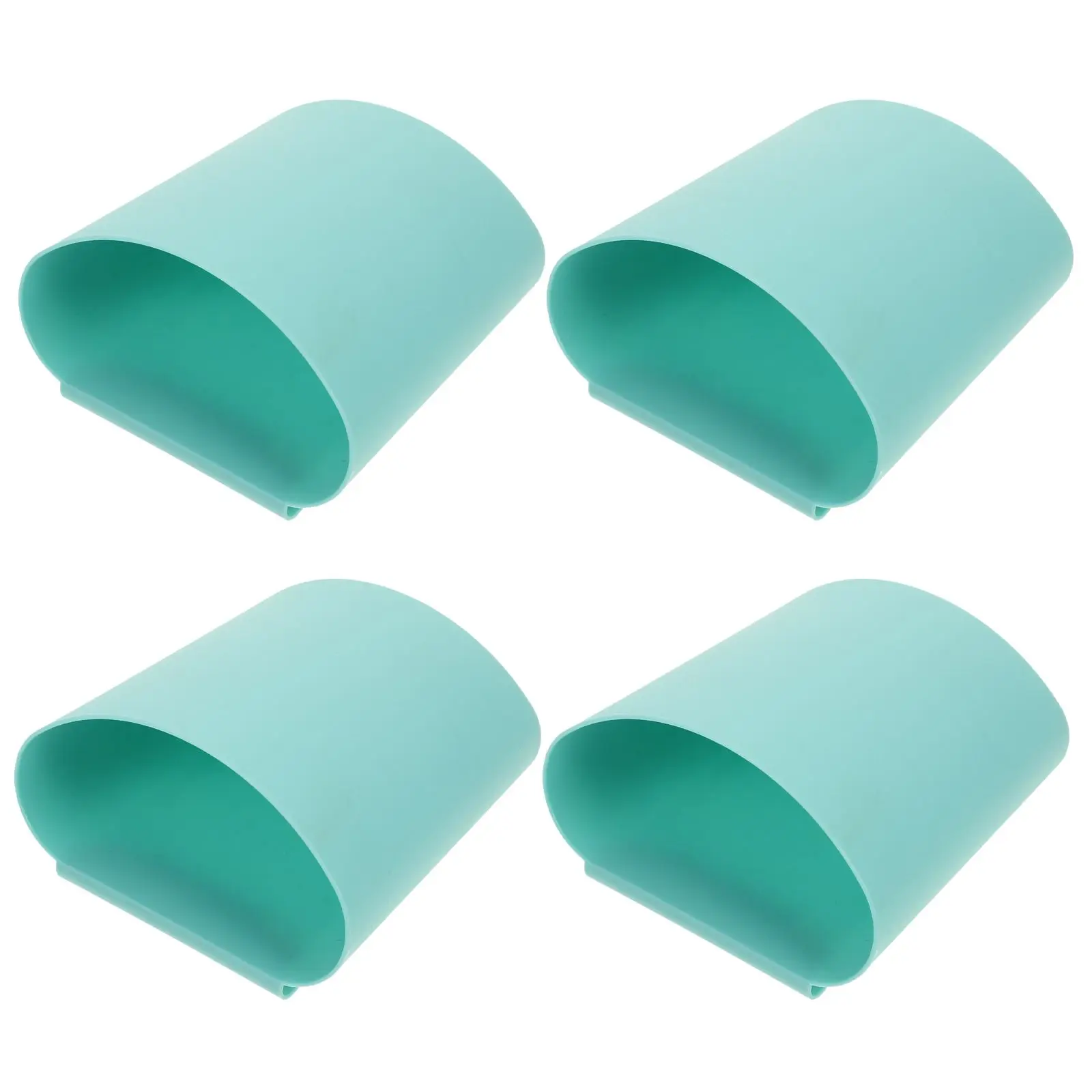

4 Pcs Hanging Basket Trash Can Garbage Bin Rolling Cart Accessories Shelf Blue Plastic Kitchen Organizer Storage