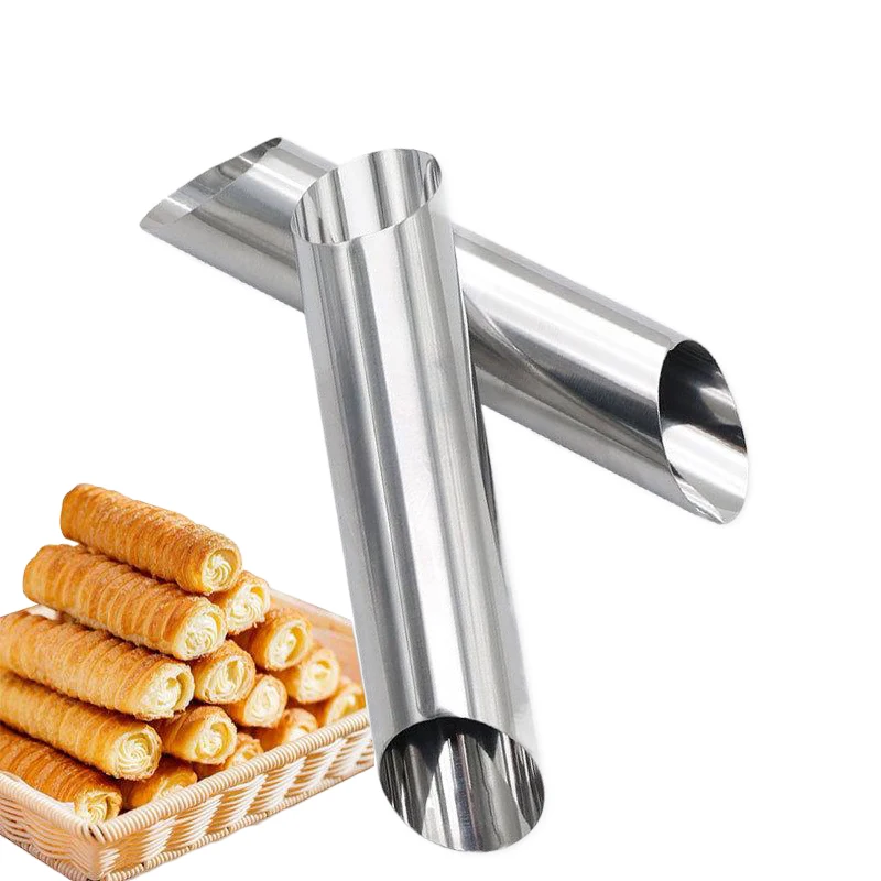Cannoli Tubes Stainless Steel Cannoli Forms Tubes Kits Roll Horn Forms Non-Stic…