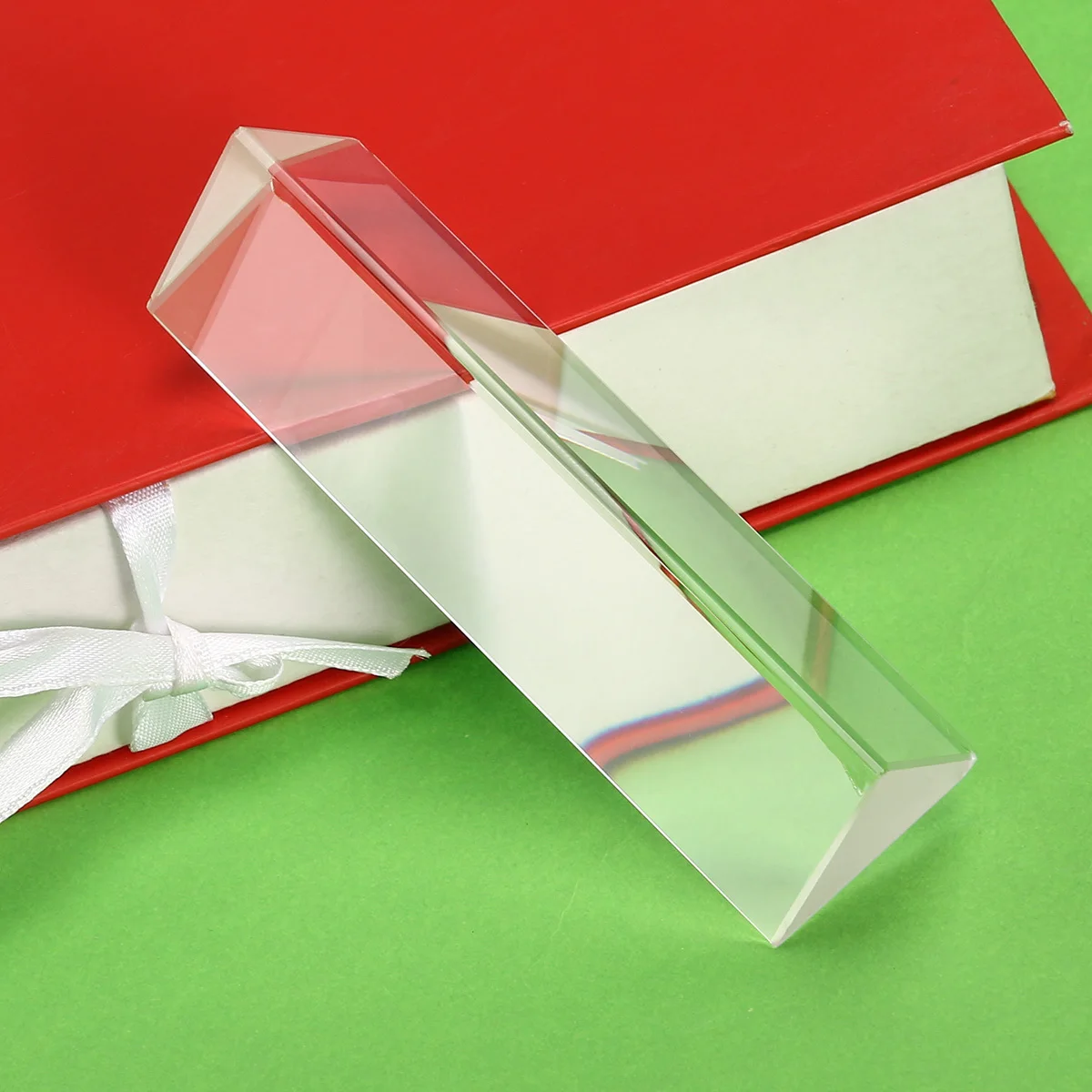 

100 *30*30mm Optical Prism Geometric Separator Crystals Refraction Glass Triangular