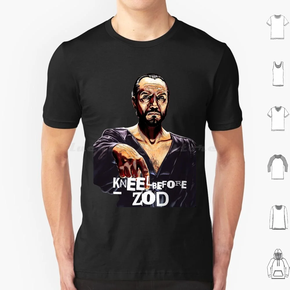 Kneel Before Zod T Shirt 6xl Cotton Cool Tee 70s Seventies Kneel Before Zod Villain Geek Nerd Retro Vintage Book Comics