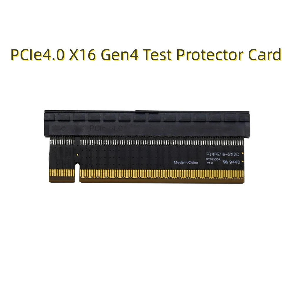 PCIe 4.0 X16 Gen4 Test Protector Card PCI-E x16 Slot Test Protection Adapter Motherboard PCIe Slot Extender Riser Card