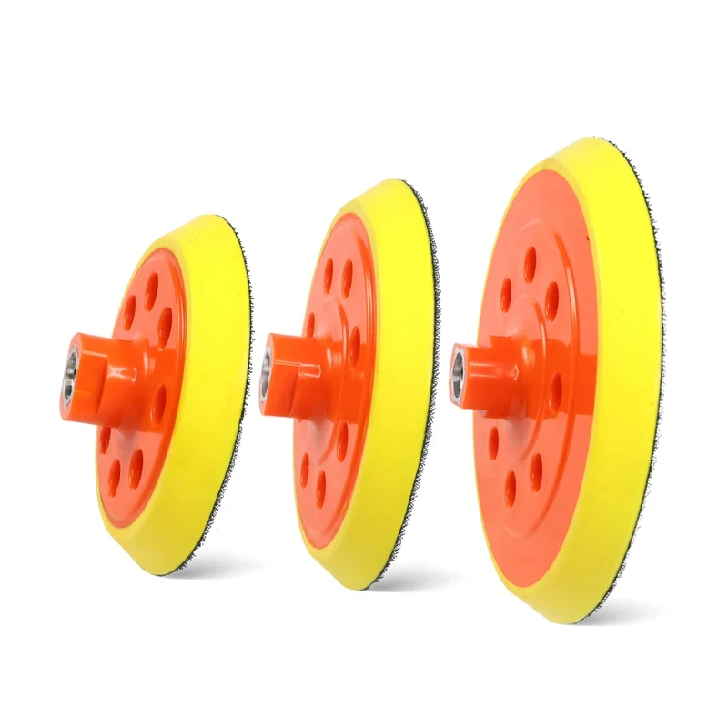 1Pc 5/6/7 Inch Rubber Backing Plate M14 Sanding Pad Backer 125/150/180mm Plastic Backer Pads For Grinder Machine and Polish Pad
