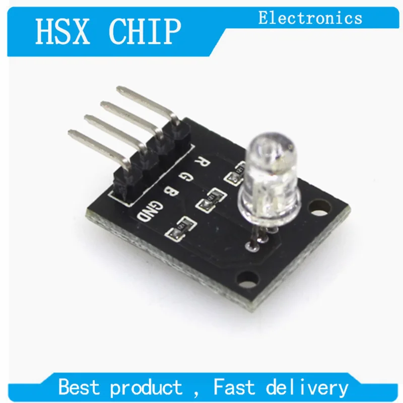 10pcs 4Pin RGB Module KY-016 Three Color RGB LED Sensor Module For Arduino