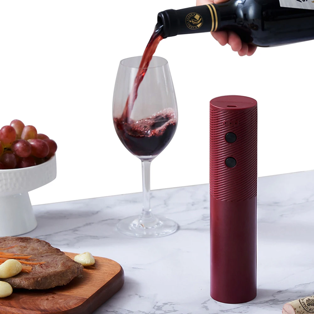 Elektrischer Weinöffner, wiederaufladbar, Rotwein-Korkenzieher, multifunktionaler kabelloser Weinflaschen-Korkenzieher, Küchenzubehör