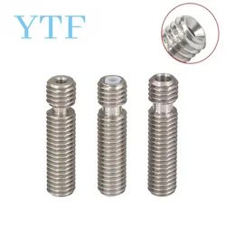 E3D V5 HeatBreak Hotend Throat For 1.75/3.0mm Filament All-Metal/ With PTFE Stainless Steel Remote Feeding Tube Pipes Printer