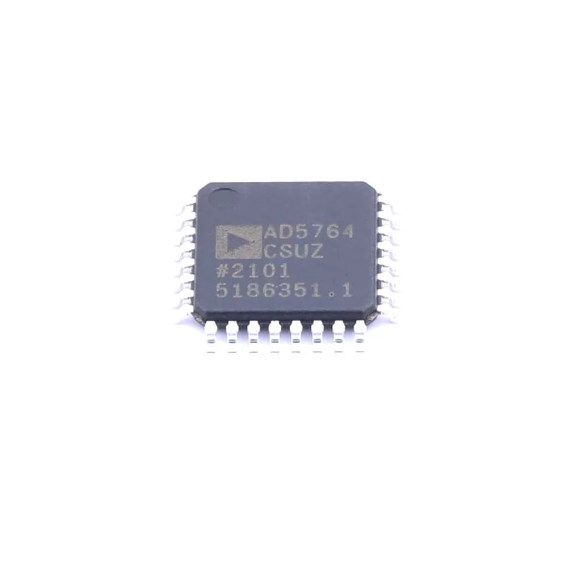 5pcs/Lot AD5764CSUZ-REEL7 TQFP-32 AD5764CSUZ Digital to Analog Converters - DAC QUAD 16-BIT +/-15V DAC