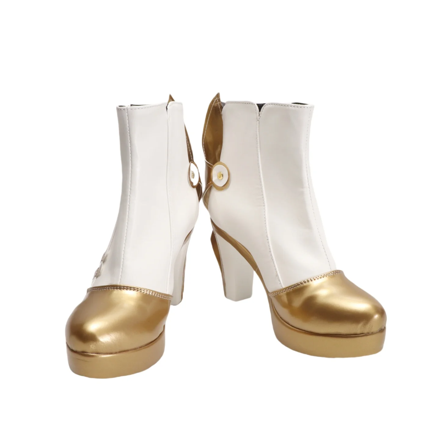 Genshin Impact Ineffa Cosplay Shoes Boots High Heel Shoes Mechanical Girl Roleplay Halloween Party