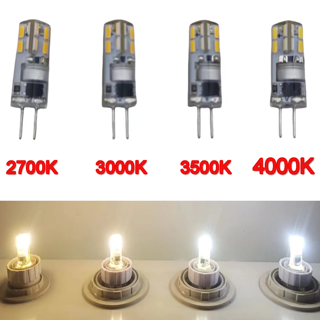 G4 LEDハロゲン電球の交換、フリッカーなし、2700k、3000k、3500k、4000k、220v、20w、ソフト、ウォーム、ホワイト、バイピンベース、シャンデリアライト