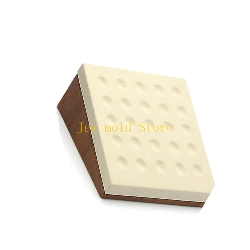 منصة عرض المجوهرات الخشبية C71B لـ Diamonds Gemstones Stand Storage Storage Stand