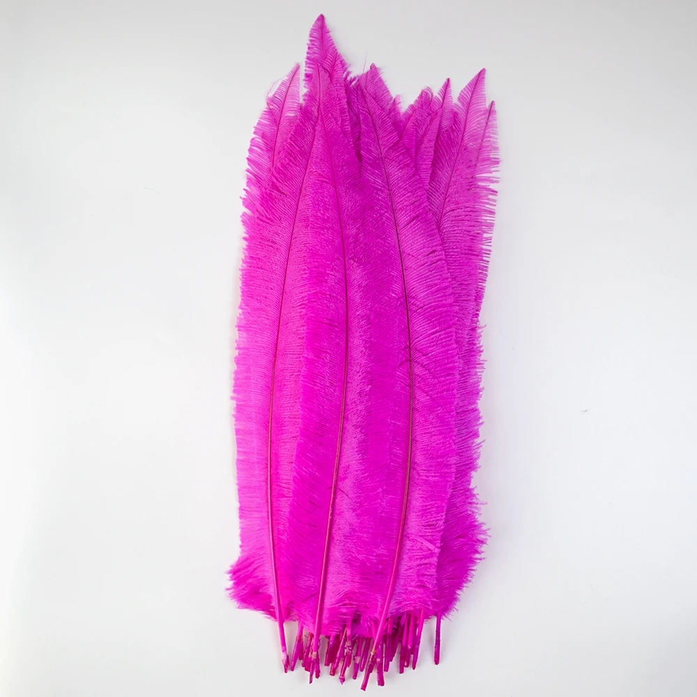 

100PCS White Ostrich Feathers Natural Feather for Wedding Party Decoration Table Centerpiece Arrangement Accessories Plumes