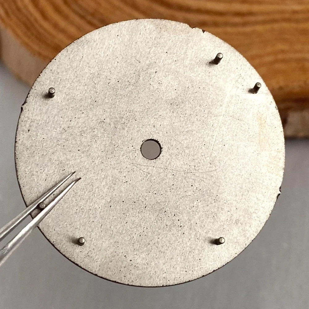 29mm Pilotenuhr-Zifferblatt mit schwarzen Zeigern für NH35 NH36 ETA2824 PT5000 ST2130 Miyota 8215, grün leuchtende Taucheruhr-Teile – Detail 9