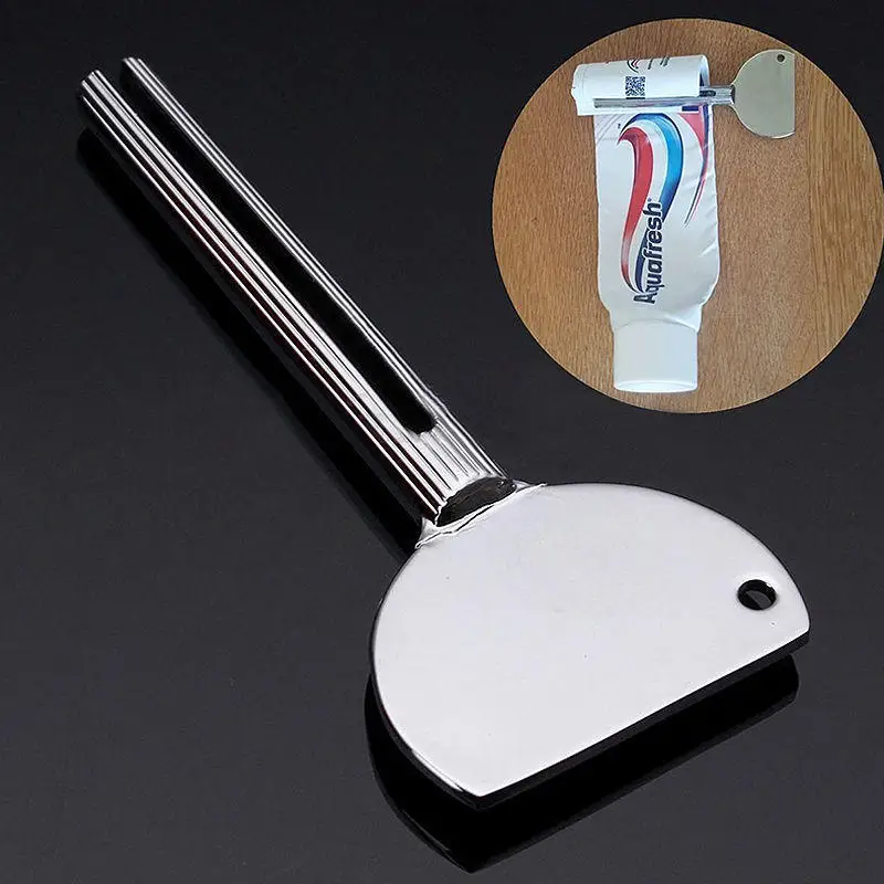 Toothpaste Squeezer Silver Squeezer Bathroom Tools Hot Sale 1pcs Aluminum Alloy Toothpaste Squeezer Gadgets Home Daily Necessity