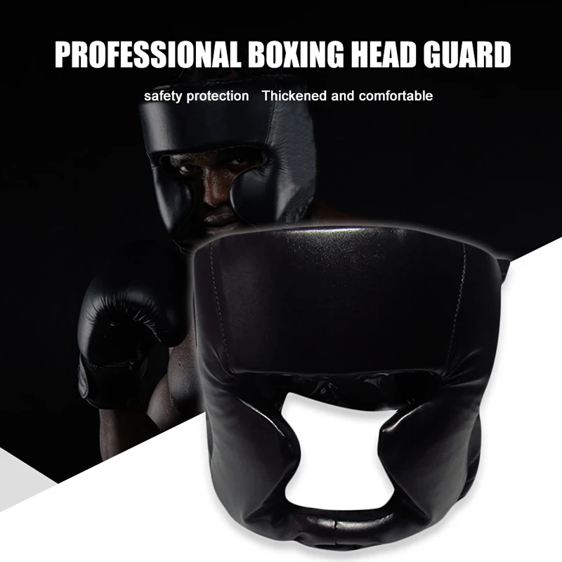 Casco da boxe addensato completamente coperto uomo donna Karate adulto Muay Thai Training Head Protector attrezzatura da palestra Taekwondo Head