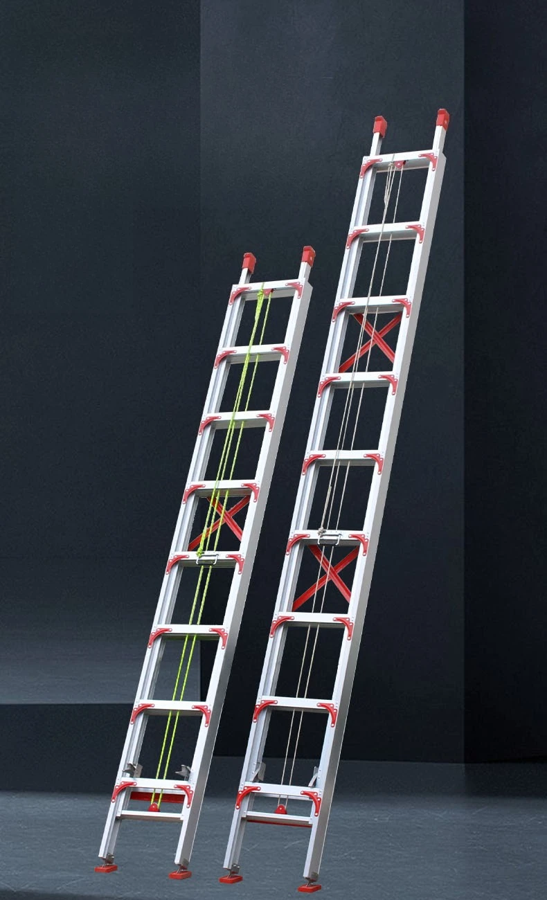 

Telescopic, ladder, fire protection, aluminum alloy, engineering ladder, household, thickened, reinforced