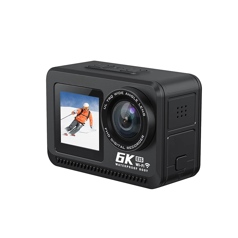 6k 30fps Body Waterproof 170 Degree Wide Angle Youtube Wifi Action Wireless Dual Screen Action Sports Cameras
