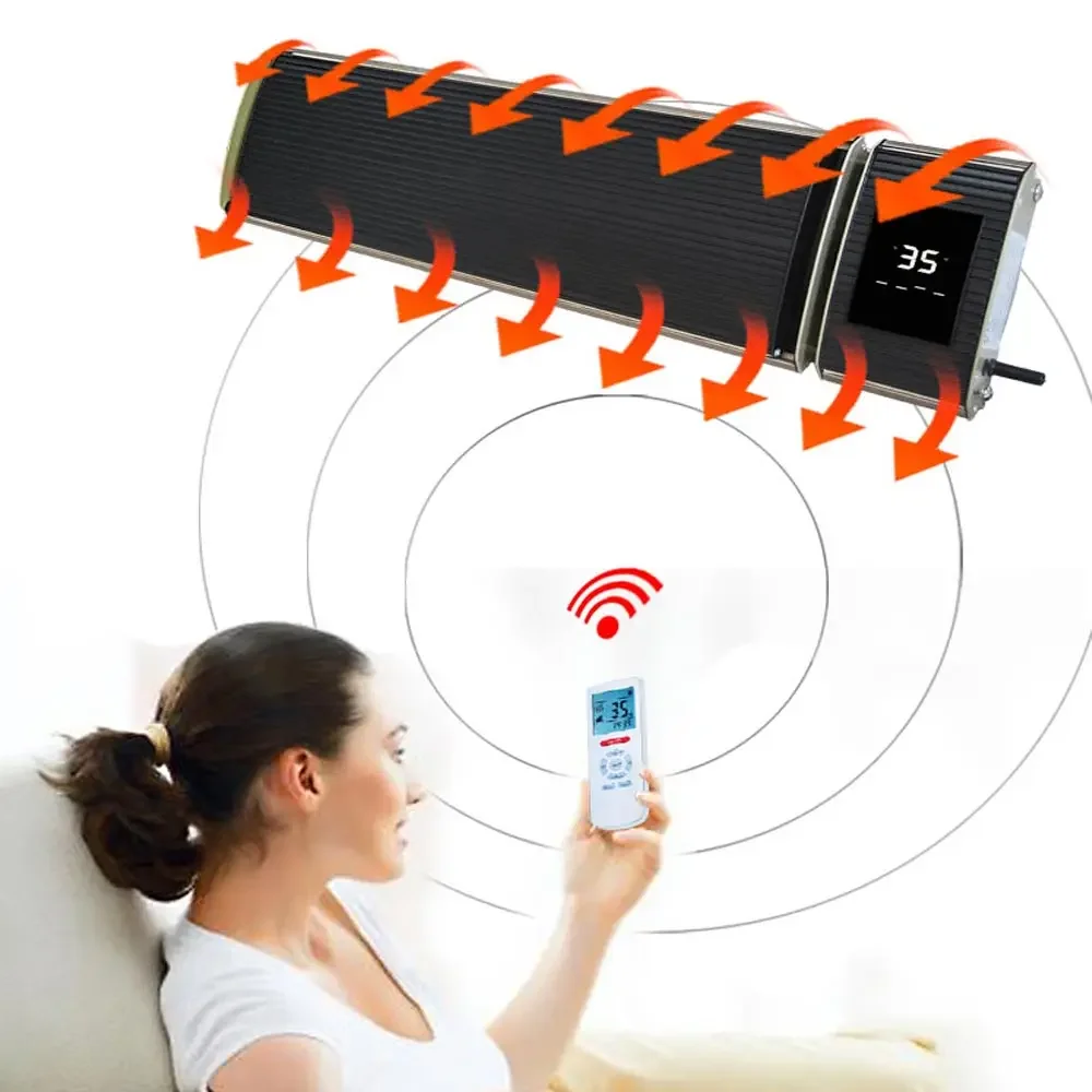 Calentador de habitación Aplicación WiFi Calentador infrarrojo montado en la pared