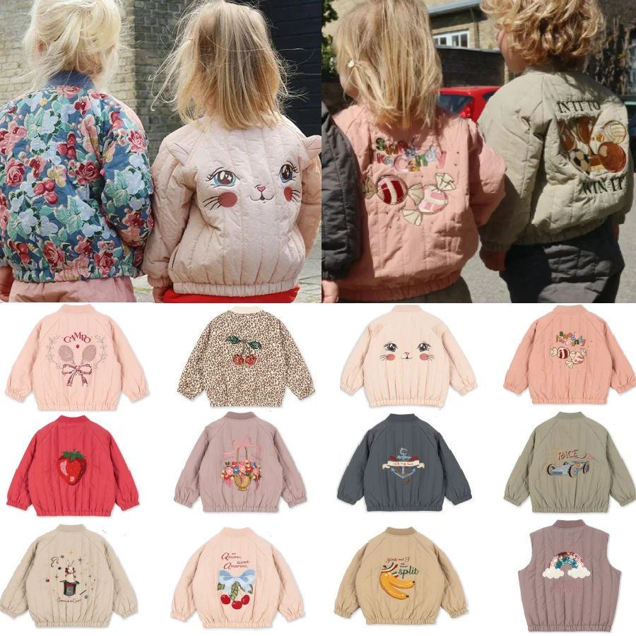 Children\'s Jackets 2026Fall And Winter Fashion Cartoon Lamb Wool Girls Jacket Cotton Warm Cute Boys Coat Children\'s Clothing