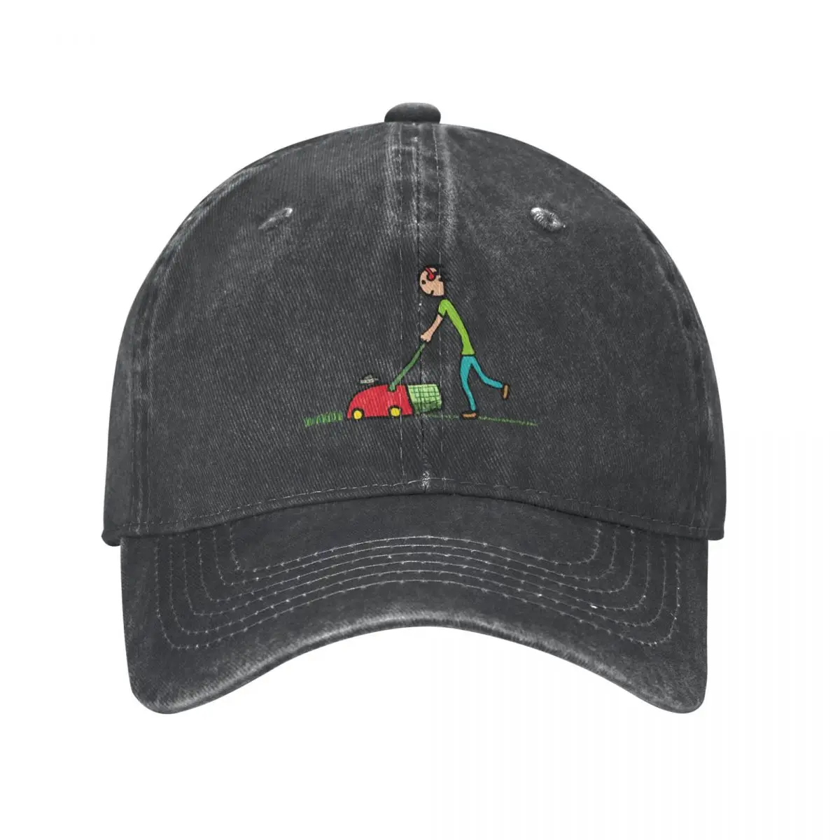 Lawn Mowing Cowboy Hat Snapback Cap Beach Bag hard hat Men Women's