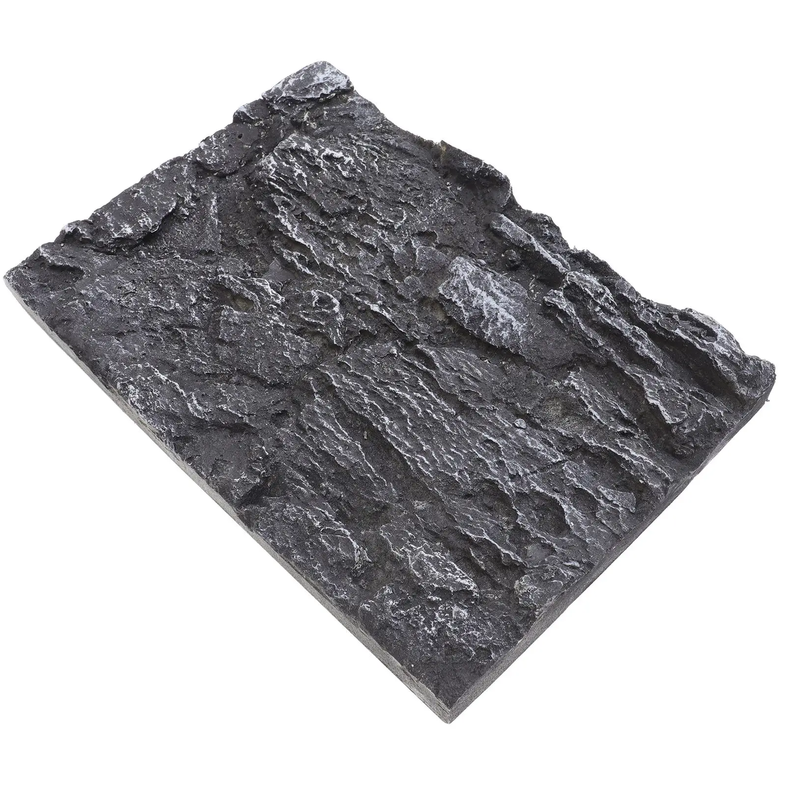 3D Terrarium Background Rock Slab Decor for Fish Tank Gecko Habitat PU84 1 Cliff Stone Realistic Texture Reptile Enclosure