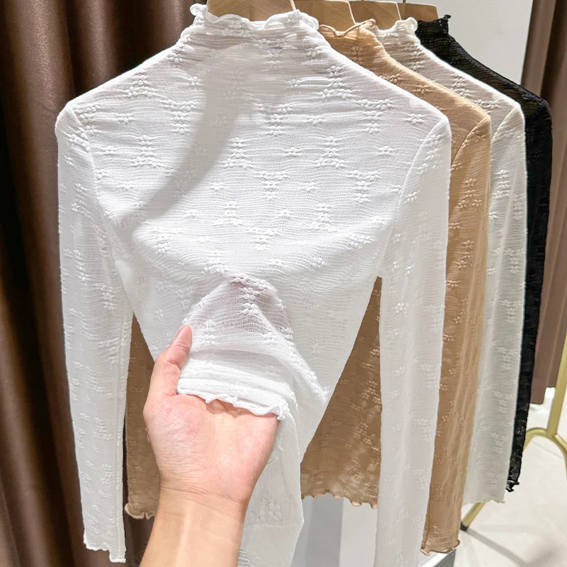 Pearl white - thin long sleeves