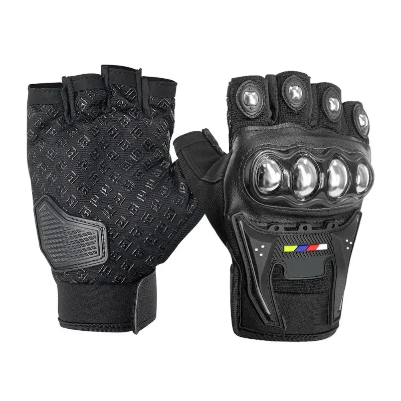 

MG012 Motorcycle Gloves Stainless Steel Protective Gear Riding Outdoor Breathable and Wear-resistant for Man and Woman