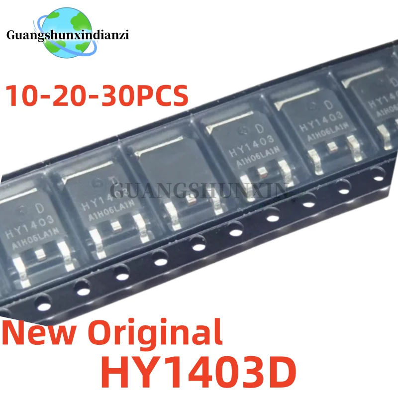 Nuevo y original, 10-20-30 piezas HY1403 HY1403D TO-252 30V 42A MOSFET de canal N, la mejor calidad en stock
