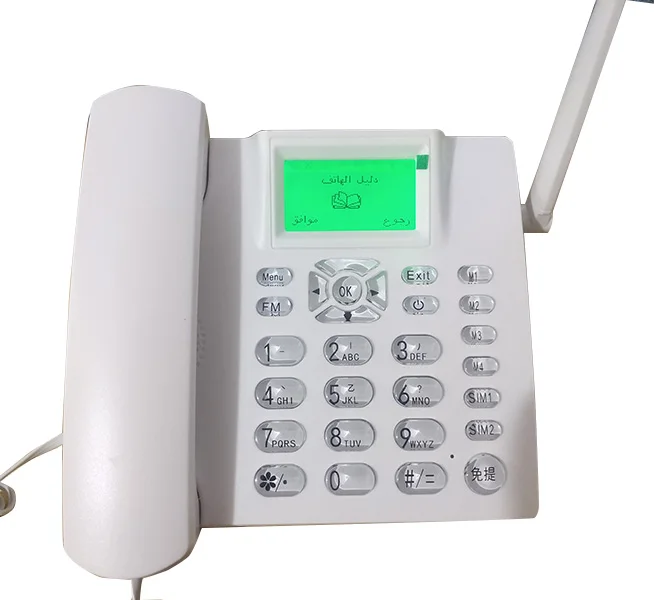 Cordless phone for old people GSM Support SIM Card Fixed handfree cell Landline mobile Wireless Telephone home office house