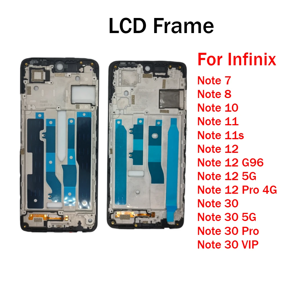 Middle Frame For Infinix Note 7 8 10 11 11s 12 30 Pro VIP 4G 5G