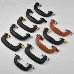 Jingmao Hardware New Chinese Home Improvement Antique Leather Case Accessories Imitation Leather Plastic Retro Handle Accessorie