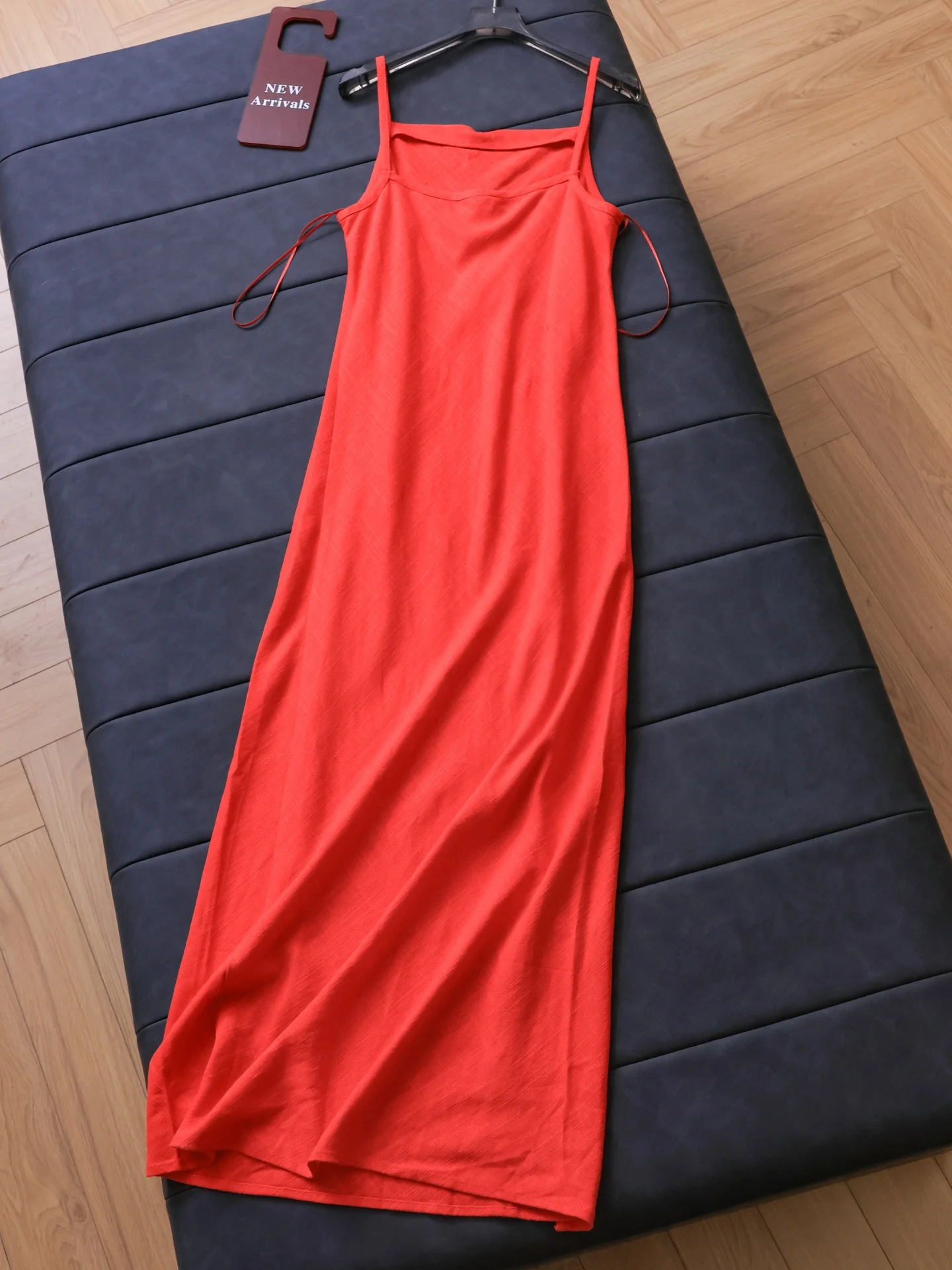 Linen Blend Slim Fit Side Slit - Linen Dress Wrap ulasan dan harga