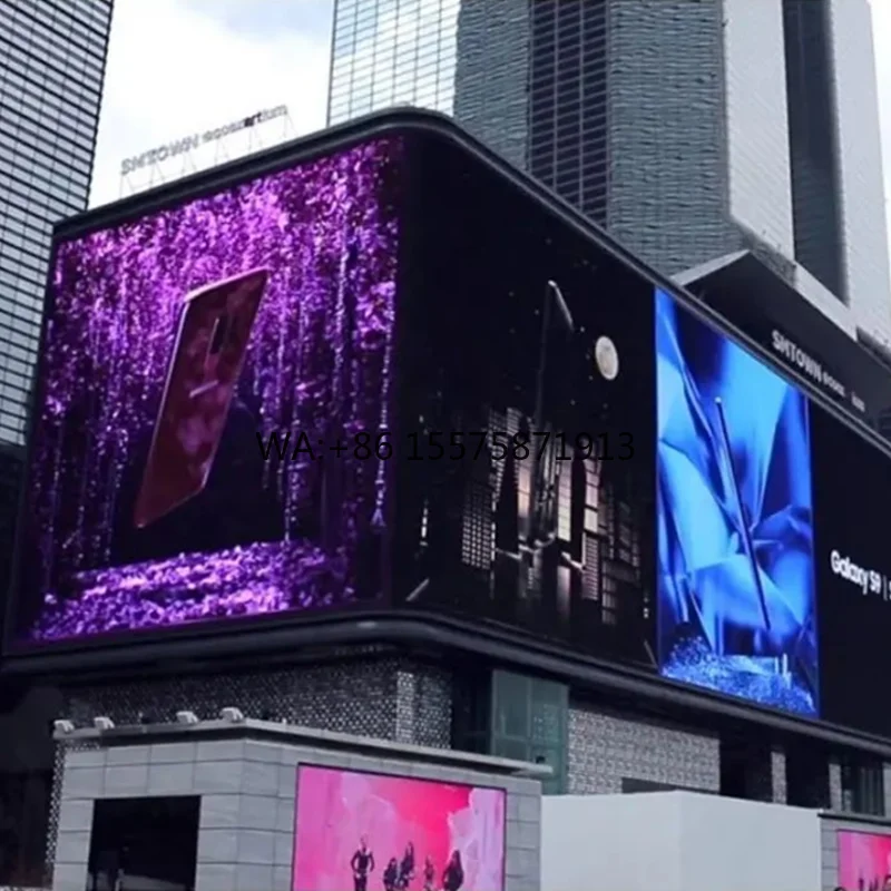 

P10 Полноцветный светодиодный рекламный дисплей для видеостены y Высокая яркость Электронный рекламный щит Большой экран Внутренний светодиодный экран