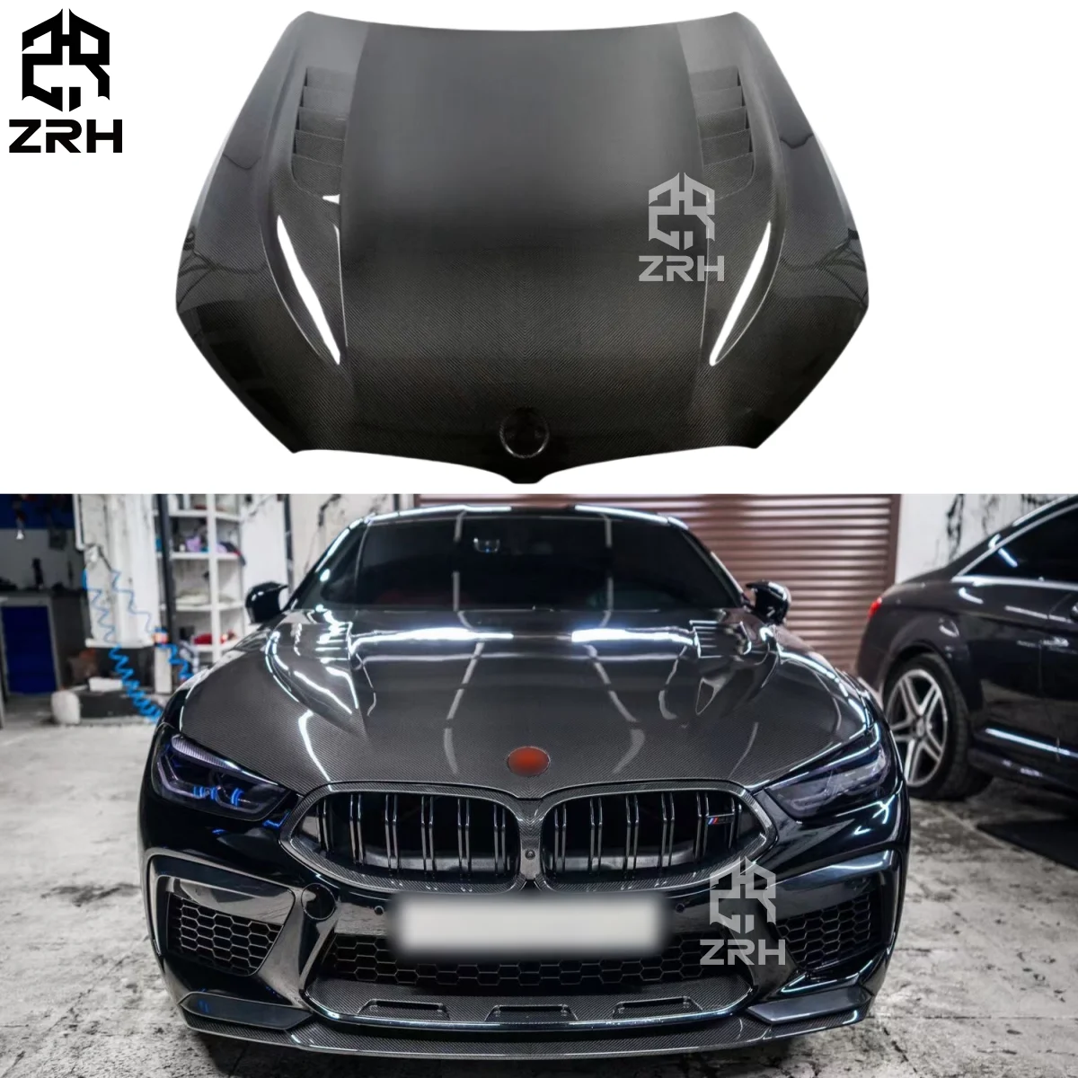 

G14 Carbon Fiber Front Hood Engine Bonnet for BMW 8 Series G14 G15 G16 Bodykit Engine Cover Bonnet