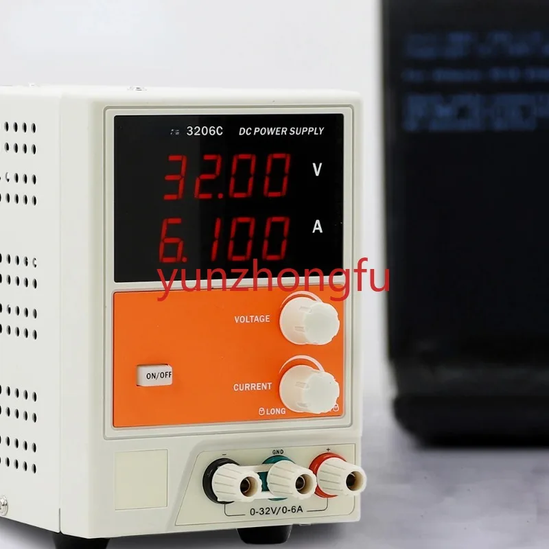 3206c Desktop Dc Regulated Power Supply 32V 6a Adjustable Light Emitting Diode Four-Bit Voltage/Current Ac220v