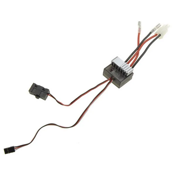

320a Brushed Esc Controller Reverse High Frequency Drive for Rc Car Truck Boat Durable Hard Plastic Brushed Esc with Bec 56V 2a