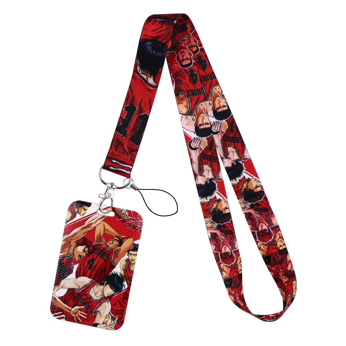 Anime Cool Character Lanyards Card Neck Strap Lanyards ID Badge Holder Keychain Key Holder Hang Rope Keyrings Accessories Gifts