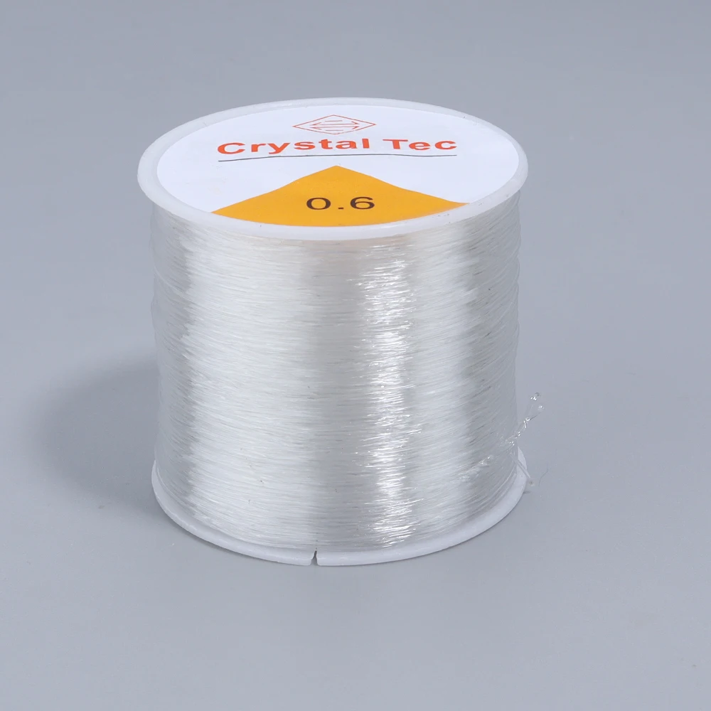 0,4-1 mm elastisch kristalkoord transparant kralen draad stretch string lijn voor sieraden maken DIY ketting armbanden materiaal