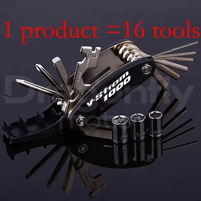 For Suzuki V-Strom 250 650 1000 1050 XT V Strom VStrom 800DE DL650 Motorcycle Multifunction Tool Portable Repair Screwdriver Set