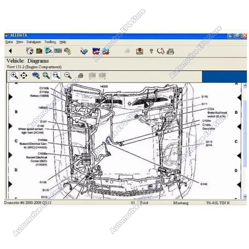 AllData Auto Repair Software All data 10.53 for Cars and Trucks in 640gb HDD Tech Support Remotely Ferramentas Automotiva Data