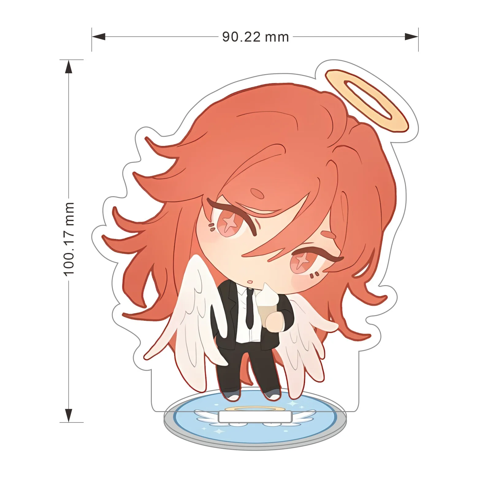 Chainsaw Man Chibi Acrylic Stand Figure Cute Denji Power Reze Angel Anime Desktop Display Standee Fans Collection Keychain Gift