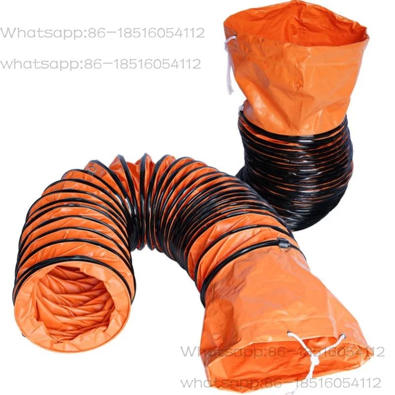 PVC Telescopic Ventilation Duct,formaldehyde Removal,high Temperature Resistant Exhaust Pipe,fan,tunnel Flame Retardant Air Duct