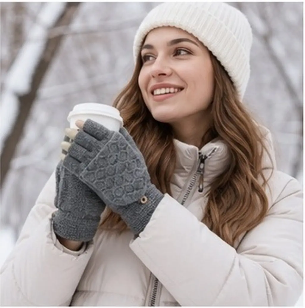 Electric Heated Gloves Winter Cotton Windproof Thermal Battery Charger Outdoor Sports Skiing Riding Adjustable Heating