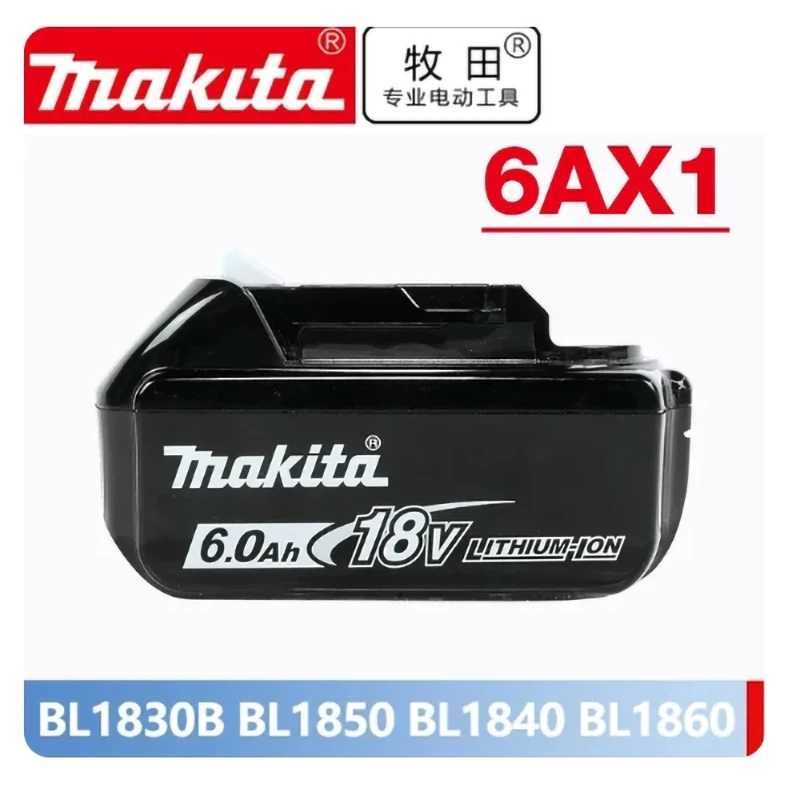 Original Makita battery, makita 18v tools battery 6Ah/5Ah/3Ah for Makita drill LXT DTW700 DDF487 DTD173 DGA404 DJV182 HR140D